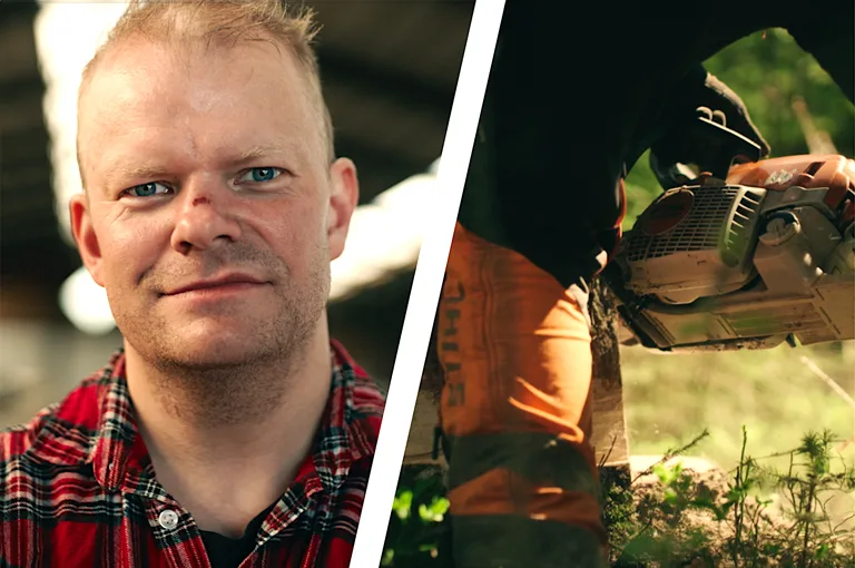 Per Solberg – tv-bonden som effektiviserar vardagen som skogsbrukare med Blinto