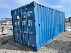 20 fots Container Med innehåll
