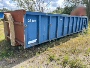 Lastväxlarcontainer Container i aluminium