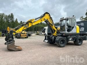 Hjulgrävare Wacker Neuson + Palmse vagn o fri frakt