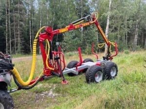 Griplastarvagn Kranman T1750 med kran