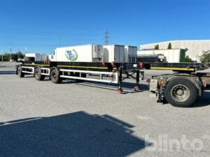 Trailer KILAFORS Växelflakssläp/containersläp