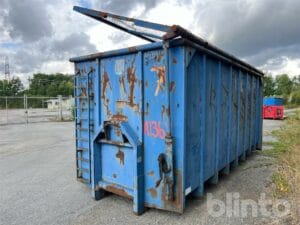 Lastväxlarcontainer GMM 38m3 med tak