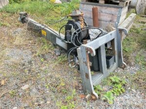 Kranarm med Vinch Quickman hydraulisk