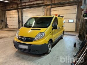 Lätt lastbil OPEL VIVARO SKÂP