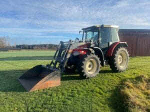 Traktor med lastare 4WD SAME SILVER 80 DT