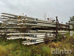 Flaggstänger med fundament Svedlunds flagg 300 st