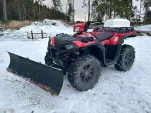 ATV med plog POLARIS Sportsman XP1000