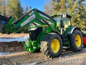 Traktor + Lastare John Deere 7230R