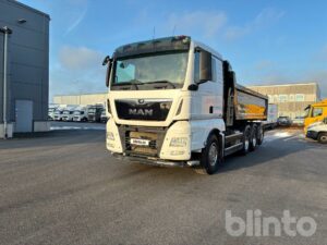 Lastbil Tridem tippbil MAN TGX 35.500 8X4-4 BL