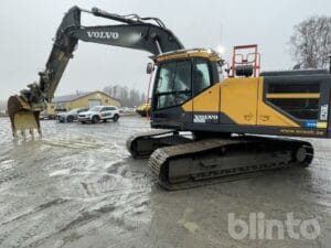 Bandgrävare med GPS Volvo EC 250 EL
