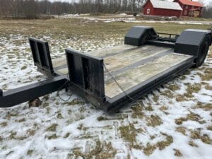 Maskintrailer 10 ton