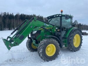 Traktor med lastare John Deere 6125R