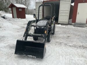 Minitraktor Landtrac 4wd med lastare