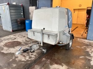 Högtryckstvätt på släp Putzmeister