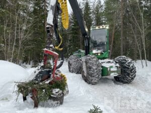 Gallringsskördare Skogsjan 487/Cat