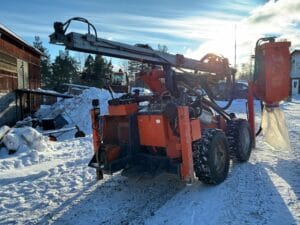 Borrvagn Tamrock Commando 110E