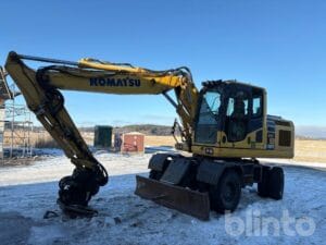 Hjulgrävare Komatsu PW160-10