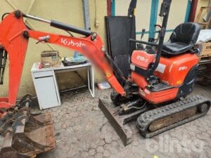 Minigrävare Kubota U10-3