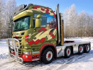Tungdragare + 5 axel Dolly SCANIA LB8X4HNB