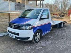 Biltransport kombination VW Transporter Biltransport