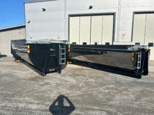 Asfaltflak staplingsbara CMT Cargo modul - Rullflak med luftstyrning