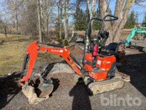 Minigrävare Kubota U10-3