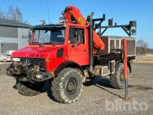Kranbil UNIMOG U1550L MB