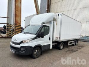 BE-ekipage IVECO 35-180 Hi-Matic & Frendo Kyltrailer