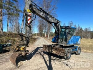 Hjulgrävare Volvo EW140 + Redskap
