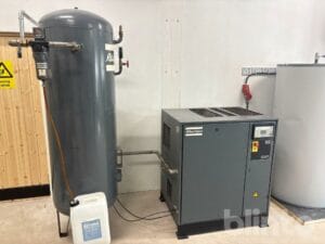 Kompressor Atlas Copco GA11 - Kyltork - 17.000 timmar