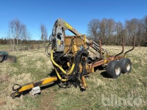 Huggarvagn Källefall 75 med kran 5