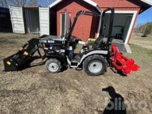 Minitraktor Landtrac 4wd med lastare