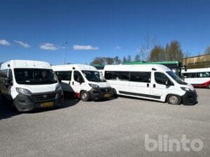 9 st Färdtjänstbussar Fiat Ducato