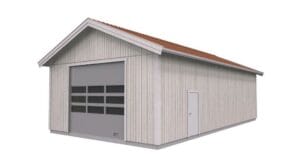 Maskinhall / Garage Byggsats 110kvm