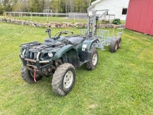 Fyrhjuling Grizzly skogsvagn YAMAHA YFM660FWA AM02Y/A