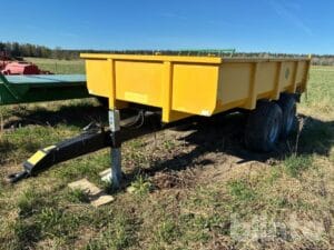 Dumpervagn med boogie Palmes trailer 8 ton