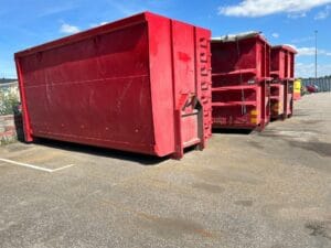 3 stycken 40 m3 container ILAB