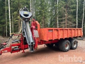 Lastväxlarvagn Bigab 12-15 med kran