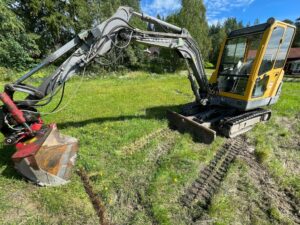 Bandgrävare Volvo Ec35
