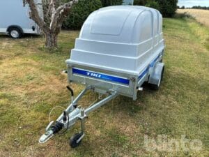 Släp med kåpa TIKI CS265-RB/Tippbart