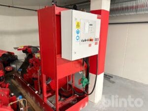 Sprinklerpumpar/dieselmotor Clarke/John Deere